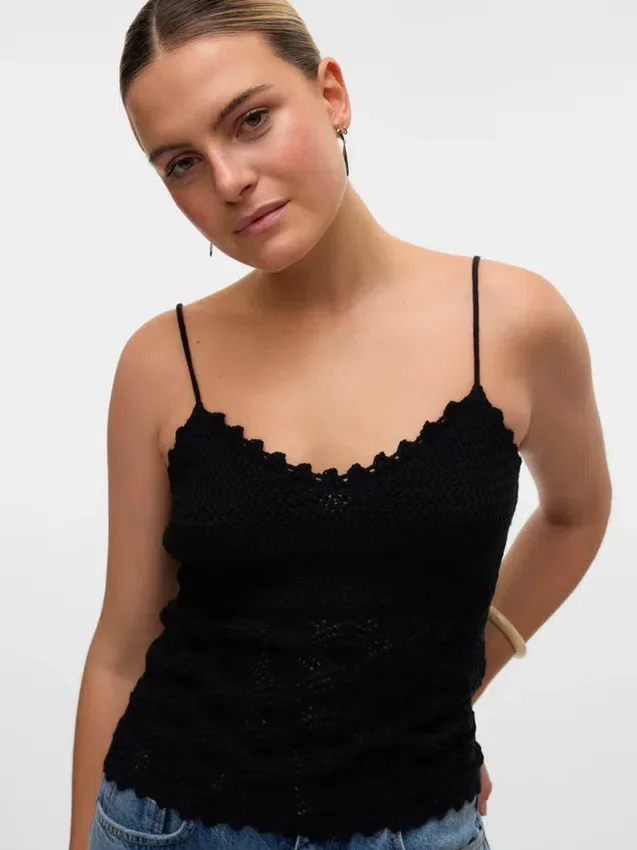 Vmnewverena strikbluse Vmnewverena strikbluse