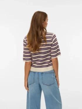 Vmocanna strikket poloshirt