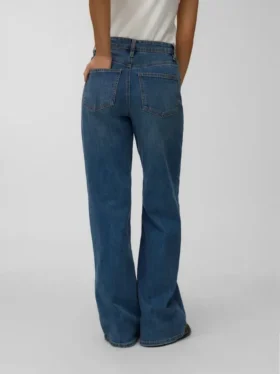 Vmolivia-jeans med høj talje og bred benvidde