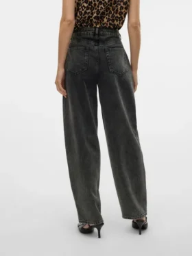 Vmollie jeans med høj talje og ballonpasform