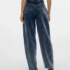 Vmollie jeans med høj talje og ballonpasform