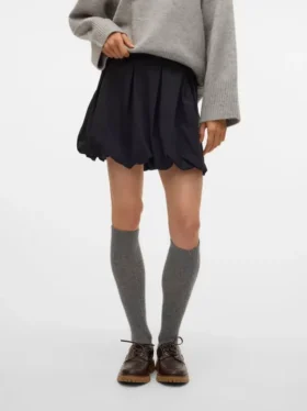 Vmottilie minidress med mellemhøj talje