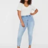 Vmphia High Rise Slim Fit-Jeans