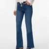 Vmphoebe jeans med mellemhøj talje og udvidet ben