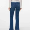 Vmphoebe jeans med mellemhøj talje og udvidet ben