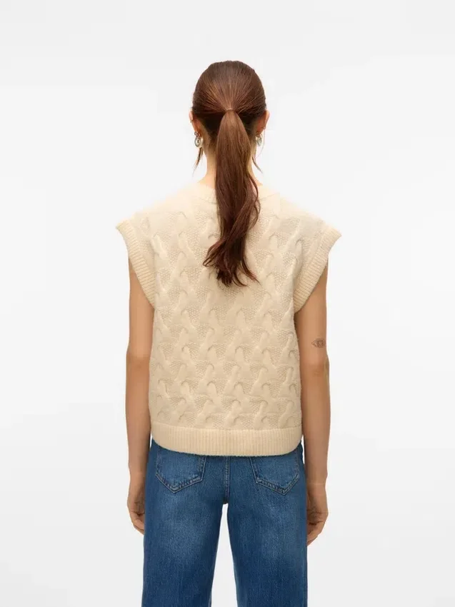 Vmpiper strikket vest Vmpiper strikket vest