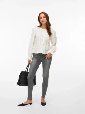 Vmpolly Mid Rise Skinny Fit-Jeans