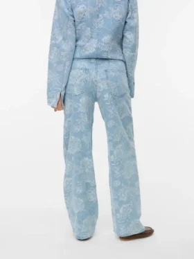 Vmrae jeans med høj talje og bred benvidde