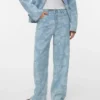 Vmrae jeans med høj talje og bred benvidde
