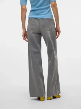 Vmremy jeans med mellemhøj talje og brede ben