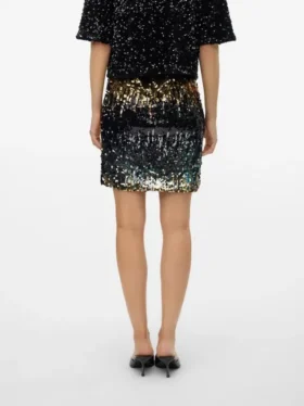 Vmria minidress med høj talje