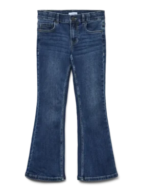 Vmriver jeans med høj talje og brede ben