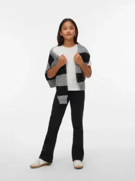 Vmriver jeans med høj talje og udvidet ben