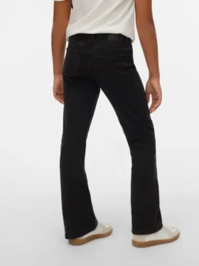 Vmriver jeans med høj talje og udvidet ben