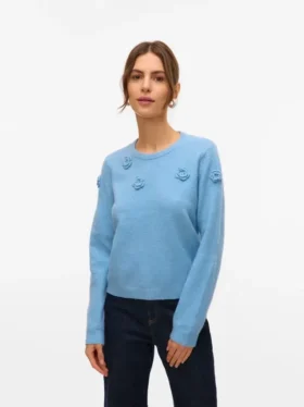 Vmrose strikket pullover