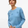 Vmrose strikket pullover