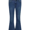 Vmruby jeans med mellemhøj talje og udvidet ben