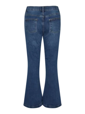 Vmruby jeans med mellemhøj talje og udvidet ben