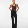 Vmselina jeans med høj talje og udvidet ben