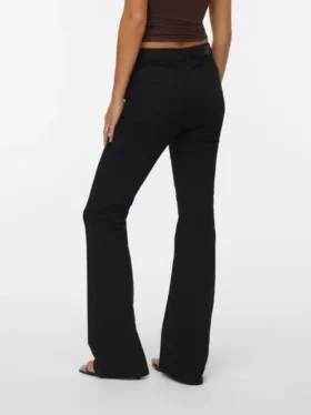 Vmselina jeans med høj talje og udvidet ben