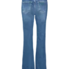 Vmselina jeans med høj talje og udvidet ben