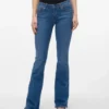 Vmsigi jeans med lav talje og udvidet ben