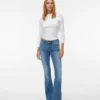 Vmsigi jeans med lav talje og udvidet ben