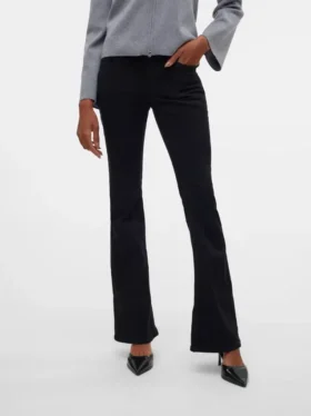 Vmsigi jeans med lav talje og udvidet ben