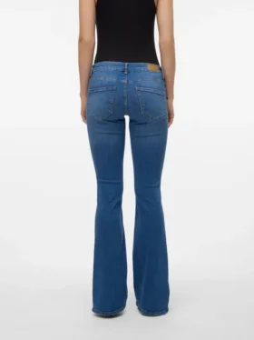 Vmsigi jeans med lav talje og udvidet ben