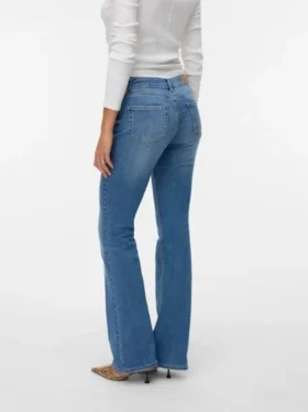 Vmsigi jeans med lav talje og udvidet ben