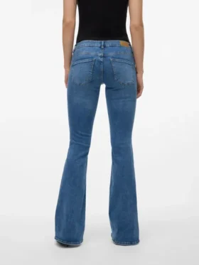 Vmsigi jeans med lav talje og udvidet ben
