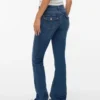 Vmsigi jeans med lav talje og udvidet ben