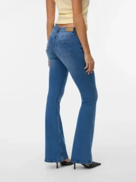 Vmsigi jeans med lav talje og udvidet ben