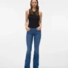 Vmsigi jeans med lav talje og udvidet ben