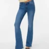 Vmsigi jeans med lav talje og udvidet ben