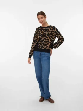 Vmsiljeanimal strikket pullover