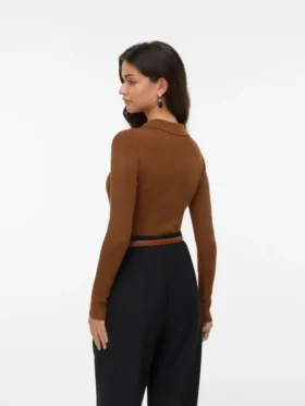 Vmsiljerib strikket pullover