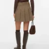 Vmsuzi kort shorts med høj talje