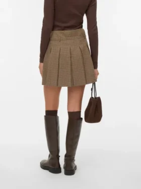 Vmsuzi kort shorts med høj talje