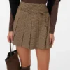 Vmsuzi kort shorts med høj talje