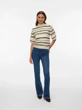 Vmtanna jeans med høj talje og udvidet ben