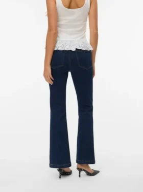Vmtanna jeans med høj talje og udvidet ben