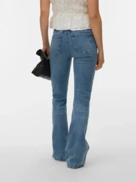 Vmtanna jeans med høj talje og udvidet ben