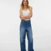 Vmtaylor jeans med mellemhøj talje og brede ben
