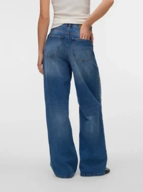 vmtaylor jeans med mellemhj talje og brede ben 2 280x374 - Vmtaylor jeans med mellemh&oslash;j talje og brede ben