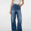 Vmtaylor jeans med mellemhøj talje og brede ben