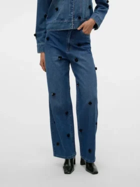 Vmtaylor jeans med mellemhøj talje og løs pasform