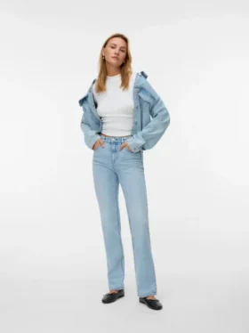 Vmtessa High Rise Straight Fit-Jeans