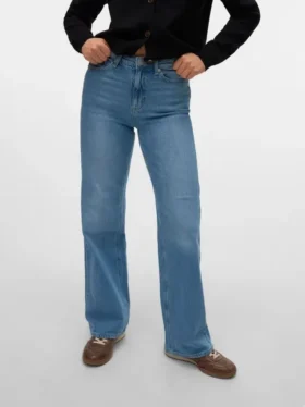Vmtessa High Rise Wide Fit-Jeans