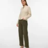 Vmtessa højtaljede, viddeJeans i fløjl